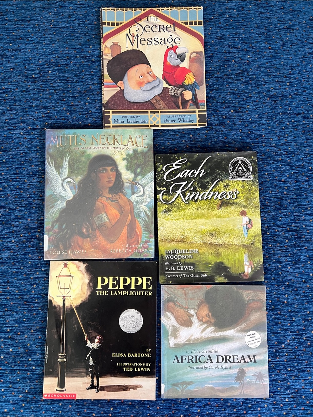 Kids book bundle: 5 books, 2 hardcover, 3 softcover